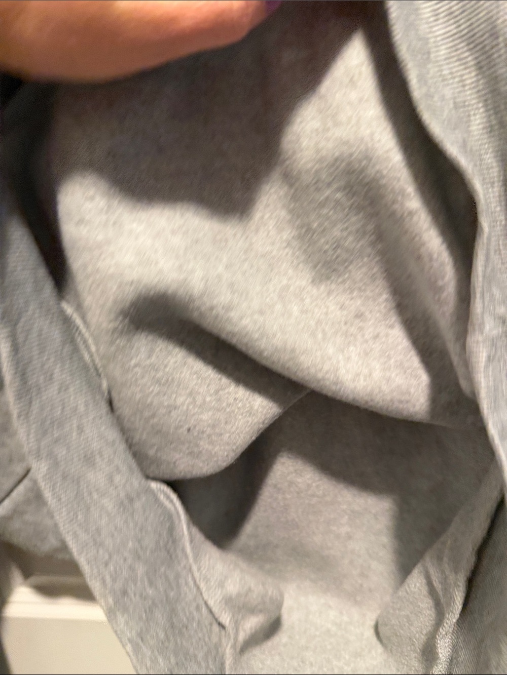 Gray Graphic Crewneck Sweatshirt - "This Is My Too Tired To Function" - Picture 4 of 4